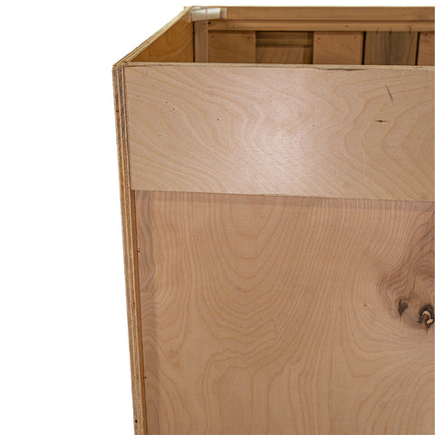 48 in. Sink & Drawer Bathroom Vanity Base Cabinet in Unfinished Poplar | Shaker Style