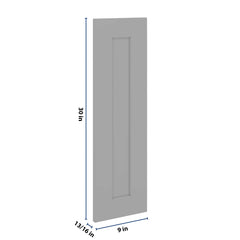 J&K Castle Grey S5 Dummy Door Panel 09" W x 30" H
