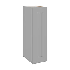 J&K Castle Grey S5 Single Door Wall Cabinet - 09" W x 30" H