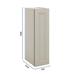J&K Pebble B6 Single Door Wall Cabinet - 09" W x 30" H