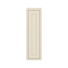 J&K Pearl Glazed H9 Single Door Wall Cabinet - 09" W x 30" H