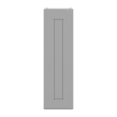 J&K Castle Grey S5 Single Door Wall Cabinet - 09" W x 30" H
