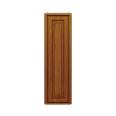 J&K Mocha Glazed K10 Single Door Wall Cabinet - 09" W x 30" H