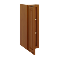 J&K Mocha Glazed K10 Single Door Wall Cabinet - 09" W x 30" H