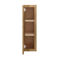 J&K Butterscotch B8 Single Door Wall Cabinet - 09" W x 30" H