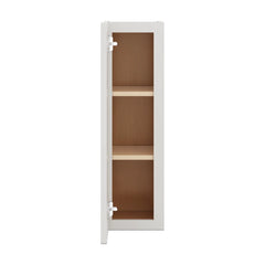 J&K Pure B5 Single Door Wall Cabinet - 09" W x 30" H