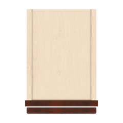 J&K Mahogany J5 Single Door Wall Cabinet - 09" W x 30" H