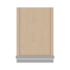 J&K Castle Grey S5 Single Door Wall Cabinet - 09" W x 30" H