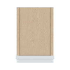J&K White Shaker S8 Single Door Wall Cabinet - 09" W x 30" H