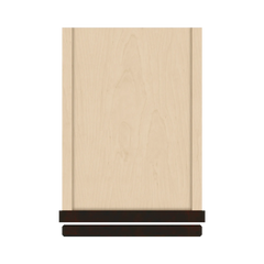 J&K Espresso K8 Single Door Wall Cabinet - 09" W x 30" H