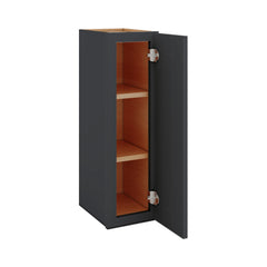Modernform Cabinet Onyx Black Shaker 09" W X 30" H X 12" D  Single Door Wall Cabinet