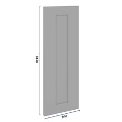 J&K Castle Grey S5 Dummy Door Panel 09" W x 36" H