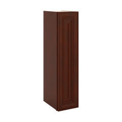 J&K Mahogany J5 Single Door Wall Cabinet - 09" W x 36" H