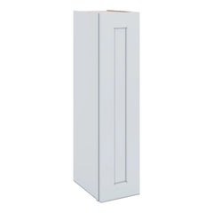 J&K White Shaker S8 Single Door Wall Cabinet - 09" W x 36" H