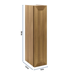 J&K Butterscotch B8 Single Door Wall Cabinet - 09" W x 36" H