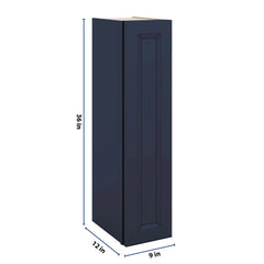 J&K Naval B7 Single Door Wall Cabinet - 09" W x 36" H