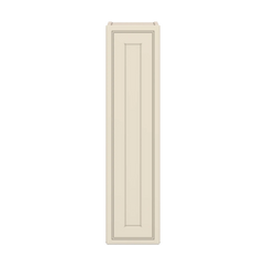 J&K Pearl Glazed H9 Single Door Wall Cabinet - 09" W x 36" H