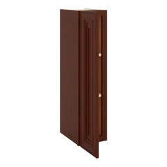 J&K Mahogany J5 Single Door Wall Cabinet - 09" W x 36" H