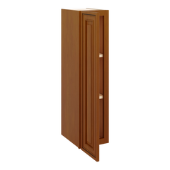 J&K Mocha Glazed K10 Single Door Wall Cabinet - 09" W x 36" H