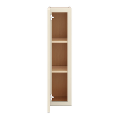 J&K Pearl Glazed H9 Single Door Wall Cabinet - 09" W x 36" H