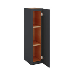Modernform Cabinet Onyx Black Shaker 09" W X 36" H X 12" D Single Door Wall Cabinet