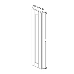 J&K Almond S2 Dummy Door Panel 09" W x 42" H