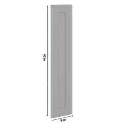 J&K Castle Grey S5 Dummy Door Panel 09" W x 42" H