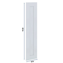 J&K White Shaker S8 Dummy Door Panel 09" W x 42" H