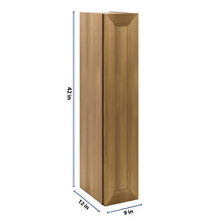 J&K Butterscotch B8 Single Door Wall Cabinet - 09" W x 42" H