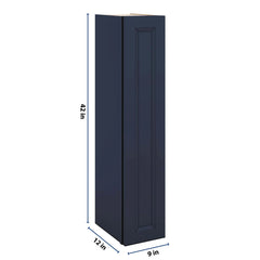 J&K Naval B7 Single Door Wall Cabinet - 09" W x 42" H