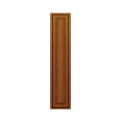 J&K Mocha Glazed K10 Single Door Wall Cabinet - 09" W x 42" H