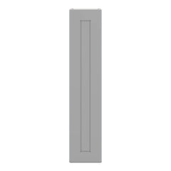 J&K Castle Grey S5 Single Door Wall Cabinet - 09" W x 42" H