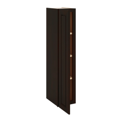 J&K Espresso K8 Single Door Wall Cabinet - 09" W x 42" H