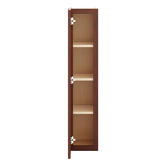 J&K Mahogany J5 Single Door Wall Cabinet - 09" W x 42" H
