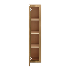 J&K Butterscotch B8 Single Door Wall Cabinet - 09" W x 42" H