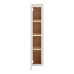 J&K Pure B5 Single Door Wall Cabinet - 09" W x 42" H