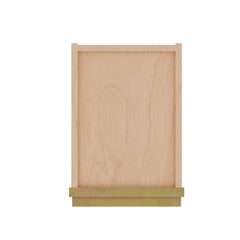 Modernform Cabinet Natural Shaker 09" W X 42" H X 12" D Single Door Wall Cabinet
