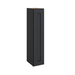 Modernform Cabinet Onyx Black Shaker 09" W X 42" H X 12" D Single Door Wall Cabinet