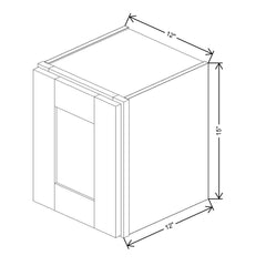 Fabuwood Allure Galaxy Desert Oak 12" W X 15" H X 12" D  Single Door Wall Cabinet