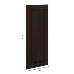 J&K Espresso K8 Dummy Door Panel 12" W x 30" H