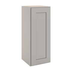 CNC Luxor 5-Piece Misty Grey 12" W X 30" H Single Door Wall Cabinet