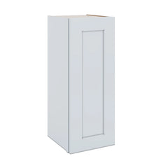 J&K White Shaker S8 Single Door Wall Cabinet - 12" W x 30" H