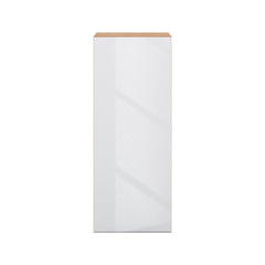Modernform Cabinet Gloss White 12" W X 30" H X 12" D Single Door Wall Cabinet