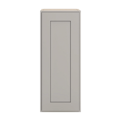 CNC Luxor 5-Piece Misty Grey 12" W X 30" H Single Door Wall Cabinet