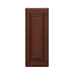 J&K Mahogany J5 Single Door Wall Cabinet - 12" W x 30" H