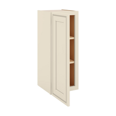 J&K Pearl Glazed H9 Single Door Wall Cabinet - 12" W x 30" H
