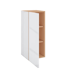 Modernform Cabinet Gloss White 12" W X 30" H X 12" D Single Door Wall Cabinet
