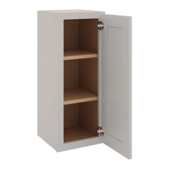 CNC Luxor 5-Piece Misty Grey 12" W X 30" H Single Door Wall Cabinet