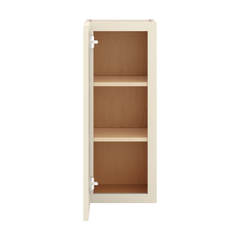 J&K Pearl Glazed H9 Single Door Wall Cabinet - 12" W x 30" H