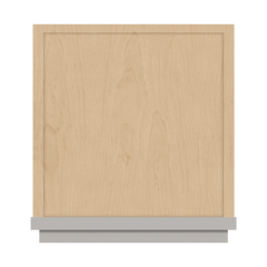 CNC Luxor 5-Piece Misty Grey 12" W X 30" H Single Door Wall Cabinet
